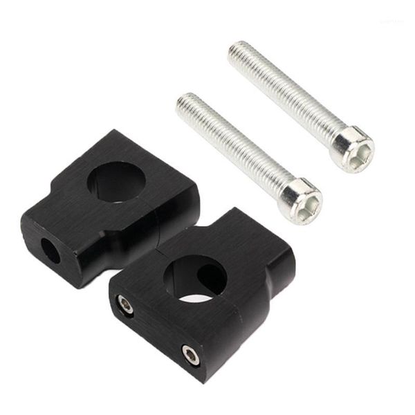 

universal 7/8" 22mm motorcycle handlebar mount clamp riser aluminum alloy cnc handle bar risers clamps motorcycle accessories1