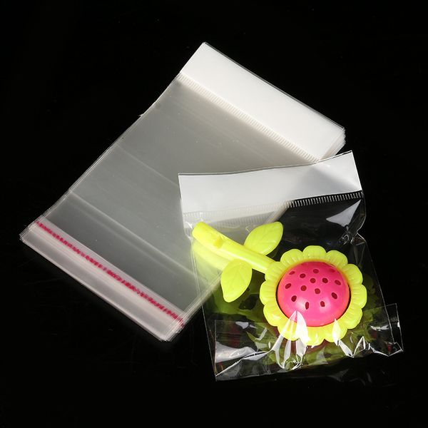 

poly clear soft plastic storage opp 200pcs/lot 10*20cm for jewelry crafts small gift retail package pouch wrapping bag