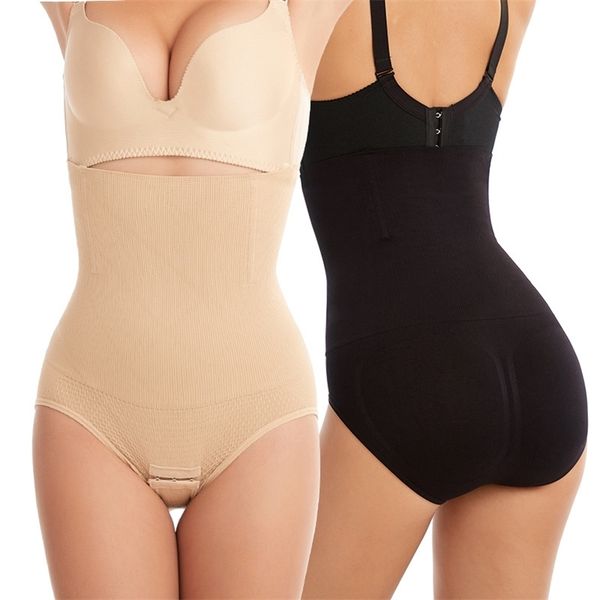

women shaper high waist trainer body panties tummy belly control body slimming wholesale shapewear girdle underwear lj201211, Black;white