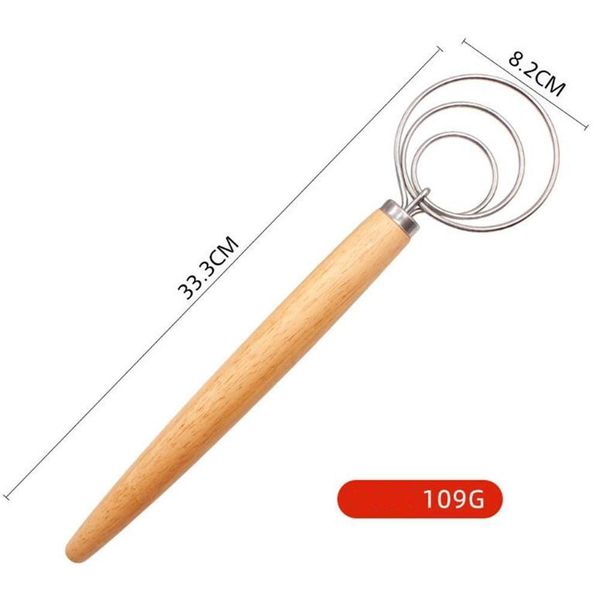 

stainless steel egg beater 13 inch diy bread dough tools baking accessories danish dough whisk stick kitchen gad jllcir network2010