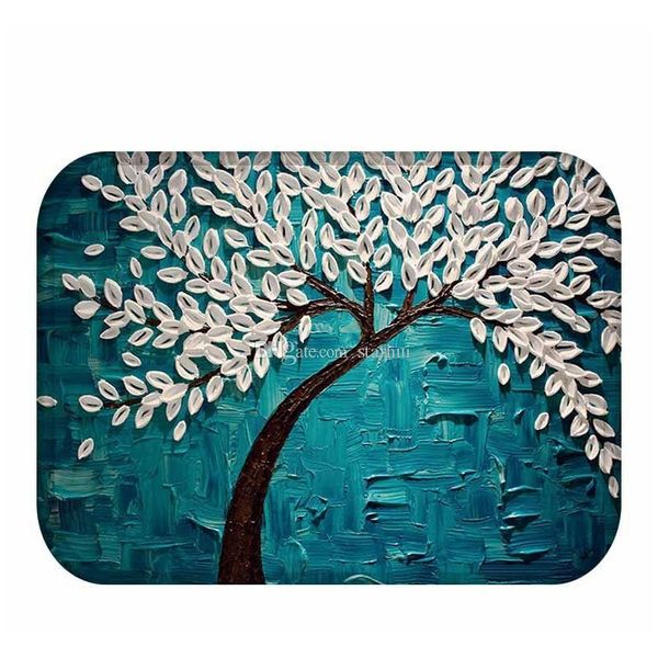 

tree of life flower doormats flannel non-slip indoor outdoor floor mat carpets for home decor kitchen mats jllqws sinabag