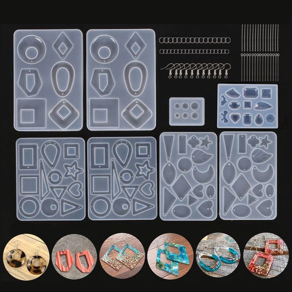

earring resin molds silicone casting earring mold epoxy resin diy jewellry molds kit boho dangle earring for diy resin crafts kimter-c158fz