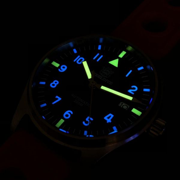 

steedive немецкий cusn8 bronze 1940 mark 10 pilot часы мужчины macic matic machanical watch sapphire nh35 200m dive matic часы bbytpb, Silver