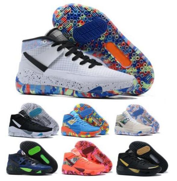 

2021 new arrival kevin durant kd kds 13 13s mens basketball shoes home team planet of hoops red camo sole zapatos trainers sneakers, White;red