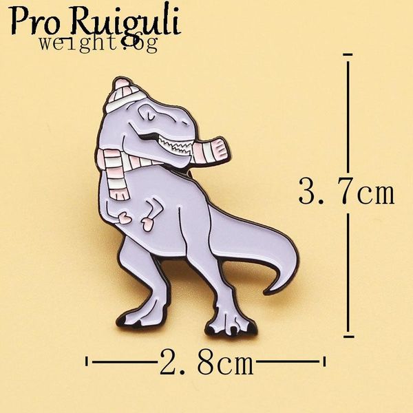 

20 шт. динозавры металлические эмальские булавки и броши для женщин мужчин отворотный pin-код рюкзак пакеты значок дети подарки ювелирные из