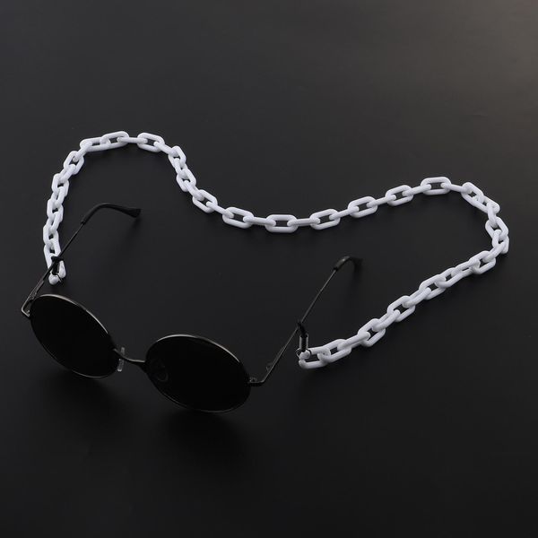 

punk resin acrylic plastic white black glasses chain simple retro fashion women glasses chain non slip sunglasses accessories h qylhbv