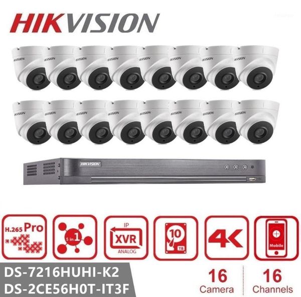 

hikvision 16ch hd 5.0mp security camera system with 16 x 5mp outdoor/ indoor cctv surveillance camera ds-2ce56h0t-it3f1