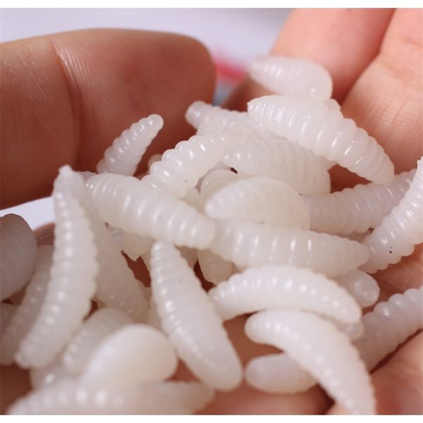 

продвижение морских креветок для креветок рыб приманки 20 шт. 2 см 0,3 г личинка grub мягкие рыболовные приманки крючки запах червей приманк