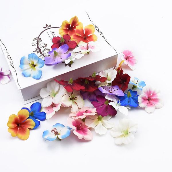 

10 20 30 шелковые вишневые цветы декоративные цветы венки рождественские украшения для домашних свадьбы дешевые искусственные цветы bbykho