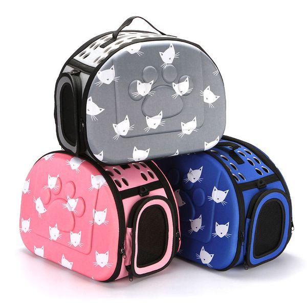 

pet cat carriers portable foldable breathable pet backpack eva cat bag