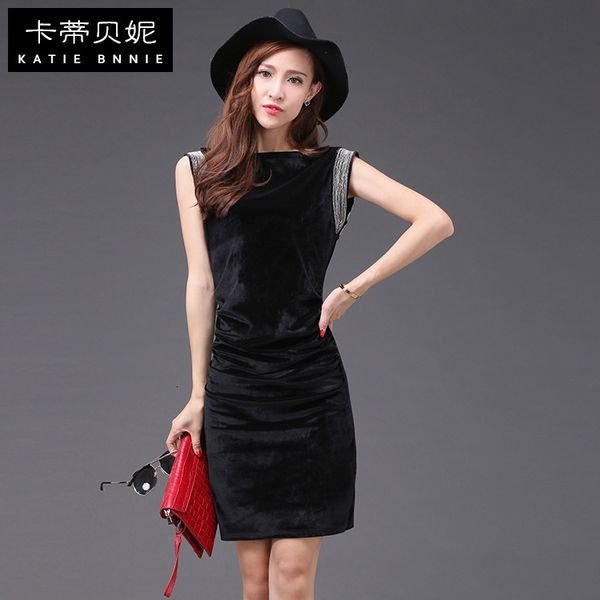 

and autumn 2021 new winter in french velvet shows fine, high-end dressed a woman skirt big wjph, Black;gray