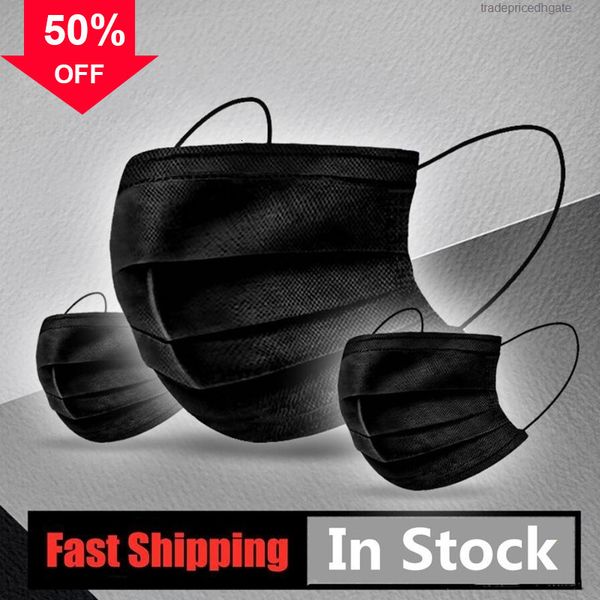 

face [dhl] 3 /box 9qgxy thickened disposable layer non-wove 95% dust mouth masks maschere anti features as kf94 fil