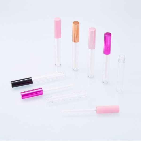 

10ml empty lip gloss containers tubes refillable lip bottle plastic lipstick container diy glaze makeup tool1
