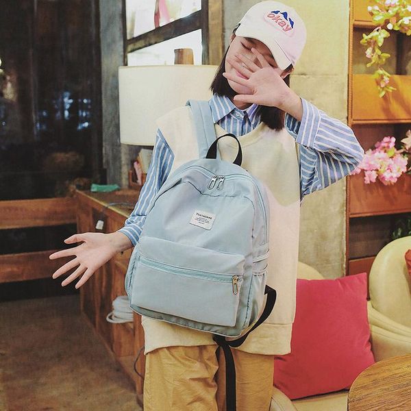 

ladies backpack tassel school-bag retro bags fashion zipper for youth high-quality