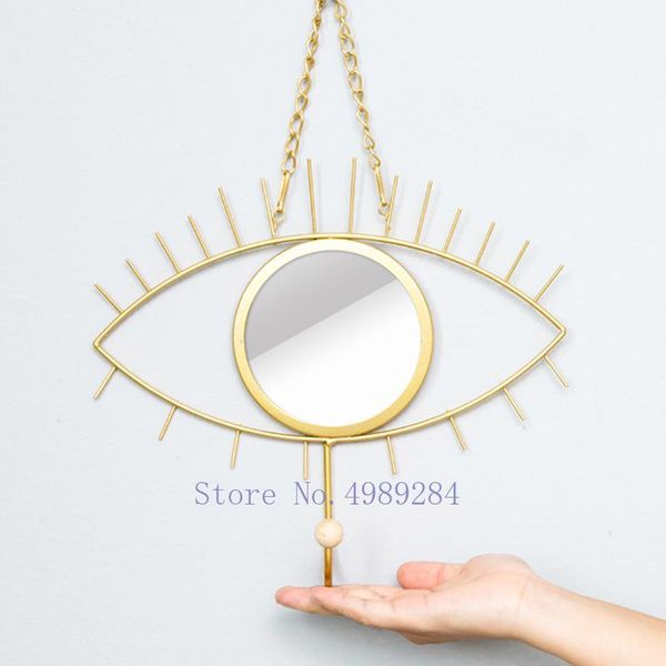 

hooks & rails creative entrance mirror hook up decorative wall hanging eye sun room nordic geometric art design key clothes hook1