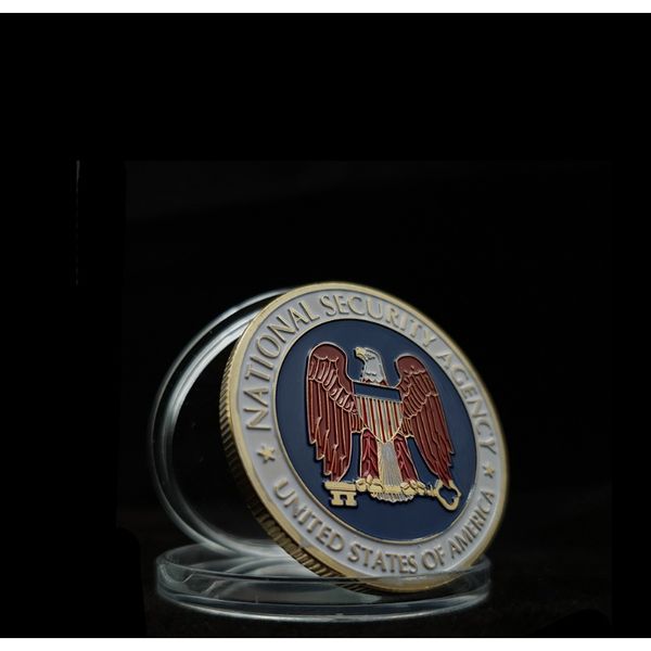 

rh gold plated united states national security agency commemorative coins collectibles for business gifts rh gold f sqcikg new_dhbest