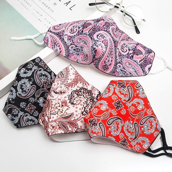 

mask dust face pm2.5 respirator fashion dustproof washable reusable ice silk cotton adjustable ear buckle breathabl