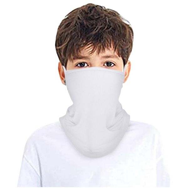 

бесшовные открытый шарф дети дети unisex rave бандана шеи gaiter tube headwear лица шарф дышащий повязка пешеходные шарф bbykxl, Black