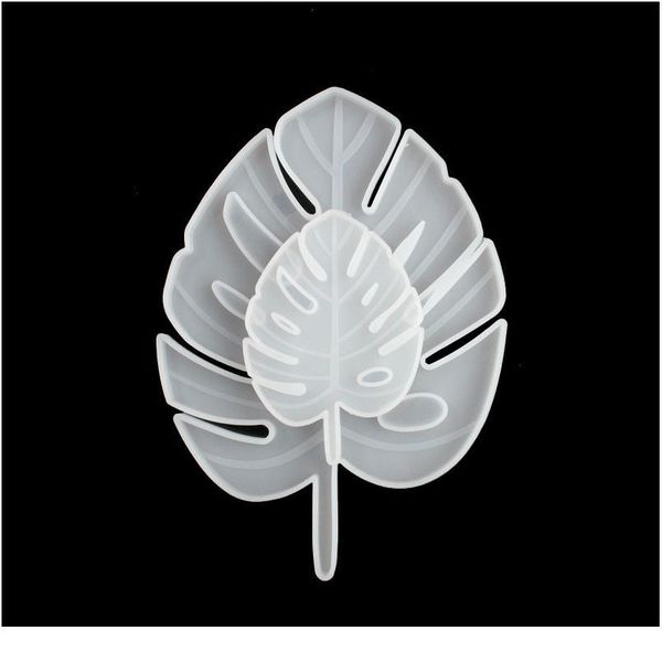 

maple leaf monstera coasters sile molds for epoxy resin leaf shapes casting moulds diy handmade tools craft jewelry bbylqb, Black