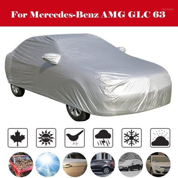 

car suv sedan indoor outdoor full car cover sun uv snow dust rain resistant protection for - glc 631