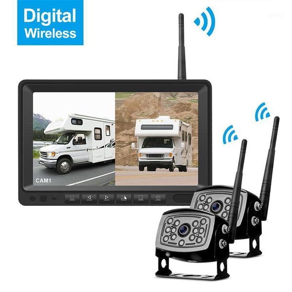 

reversing digital wireless reversing rearview camera truck display hd lcd screen infrared night vision1