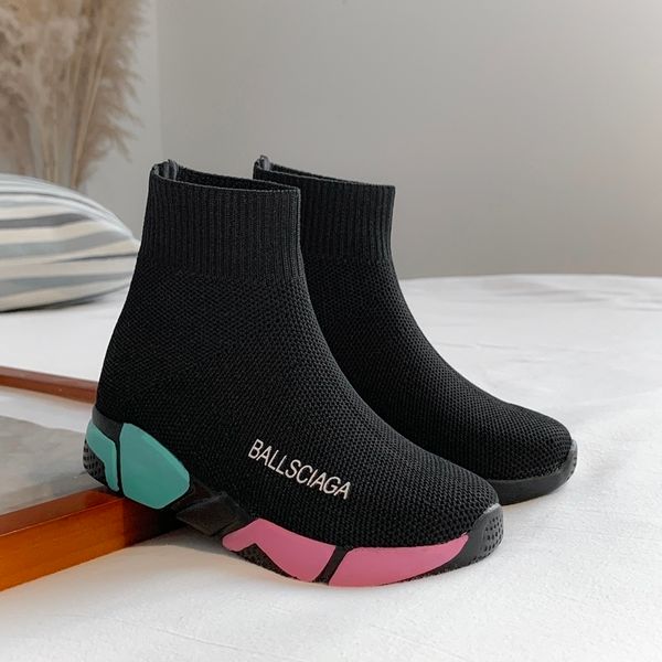 

kids shoes children socks sneakers high boys school shoes black designer soft girls sport sneakers toddler tenis infantil 201112