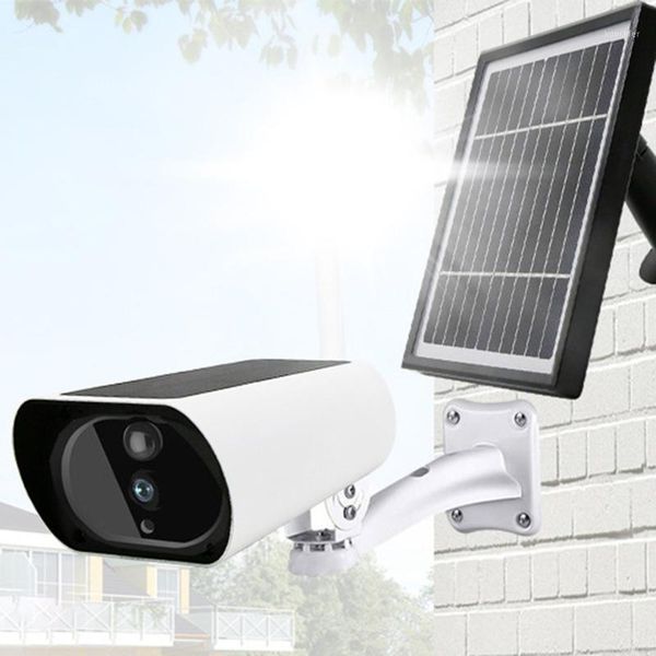 

solar power 4g sim card wireless ip camera recharge battery 1080p ir night view outdoor video surveillance camera solar panel1