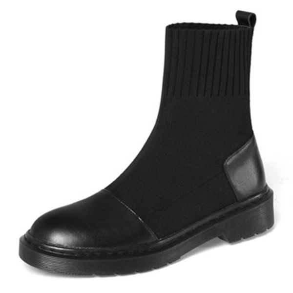 

new genuine 2021 comfy toe heels ladies'winter shoes boots for women nmbd, Black