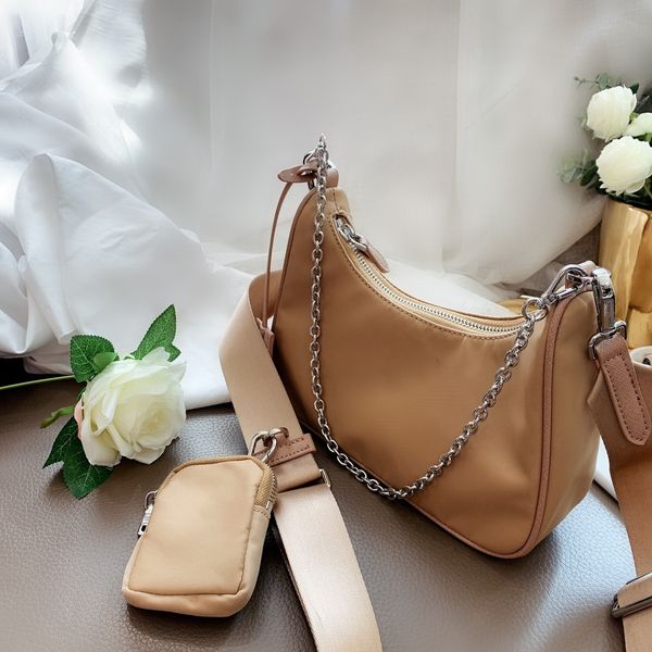 

shoulder bags designer nylon crossbody bag women soft handbag triangle