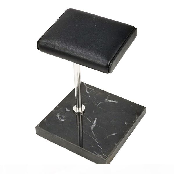 

marble & pu watch holder stand for display, Black;white