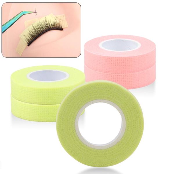 

false eyelashes 5/24pcs eyelash extension isolation tape lint pads breathable non-woven cloth adhesive paper makeup tools