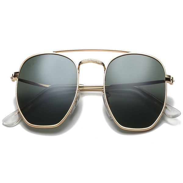 

the original pilot design of sunglasses uv400 glass lenses, male and female sunglasses 11, White;black