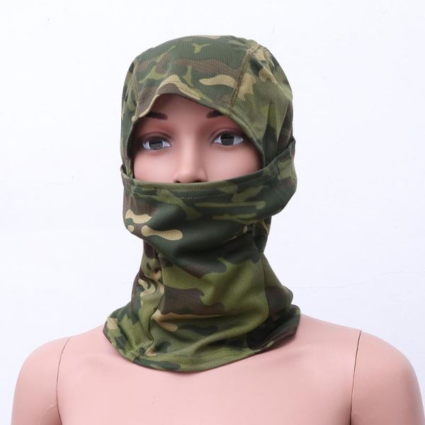 

cycling caps & masks camouflage mask outdoor riding marching jungle, Black