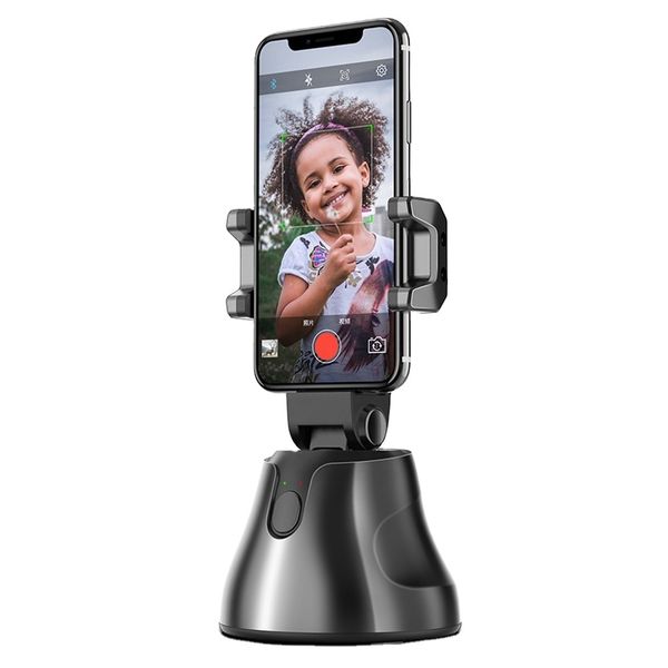 

360 rotation camera video auto facial tracking smart p shooting phone holder