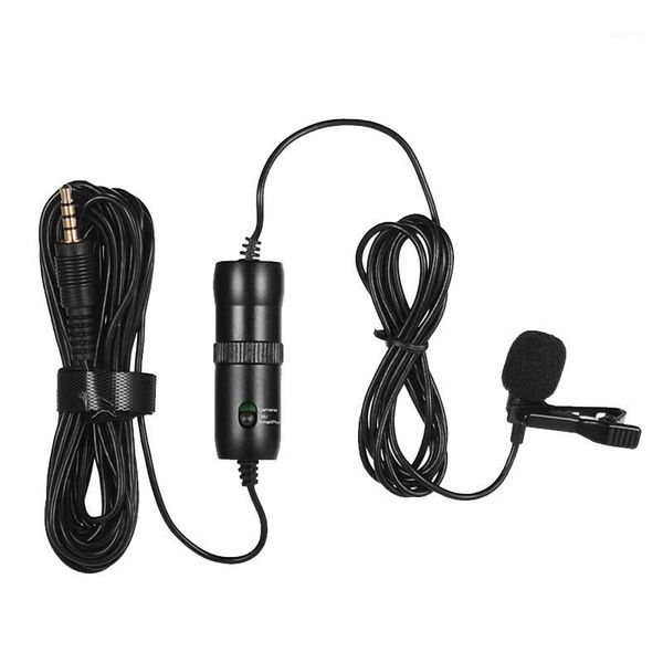 

hfes acemic mm1 single head lavalier microphone mic lapel clip-on omni-directional condenser with 6.5mm adapter for dslr camcord1