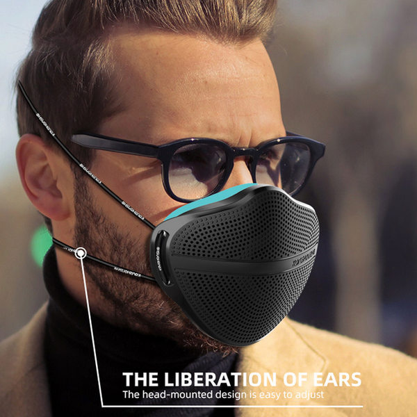 

kanshouzhe new xl mask washable reusable face mask nose separation safety dust mouth masks dust respirator with 5pcs filters