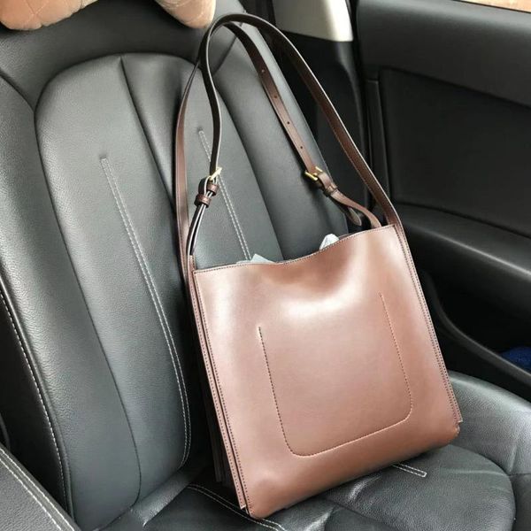

cross body america to restore ancient ways of oblique leather tote bag bag, single shoulder commuter large capacity female