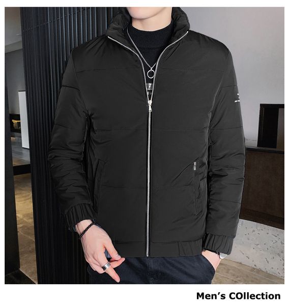 

black the new tide of han edition cultivate one's morality short cotton-padded clothes couples cotton-padded jacket tooling down cotton, Black;brown