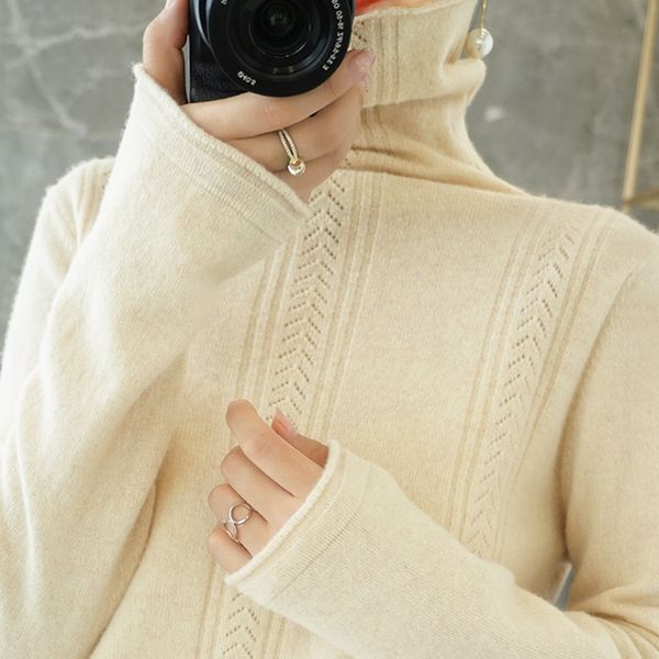 

2020autumn winter clothes women new cashmere sweater woman knitted sweater fashion turtleneck women loose sweater pullover women, White;black