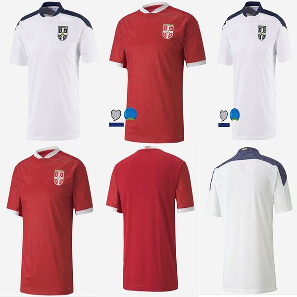

2020 2021 serbia home red football jersey 20 21 sbija away mitrovic tadic kolarov sergej matic kostic ivanovic men's football jersey, Black;yellow