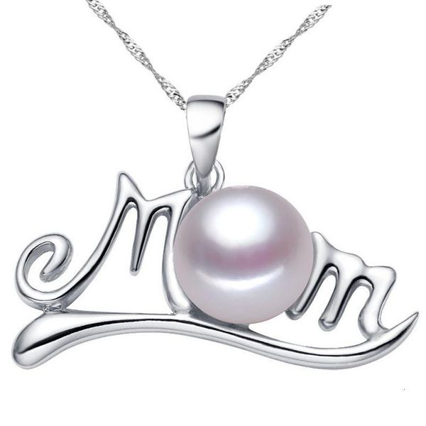 

factory1xompendant necklace fashion necklaces pearl silver mom mom jewelry mother birthday gift