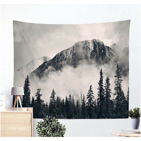 

tree tapestry wall hanging green grey living room decor boho bohemian tapestries camping sheet cloth cover custom tapestry f wmtcgu