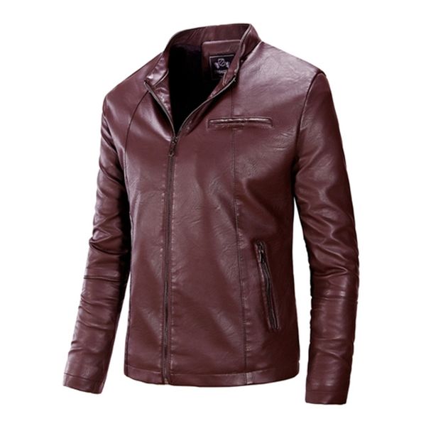 

2021 new new men on motorcycles male winter jackets outerwear fashion leather jacket from plutonium 8ofp, Black