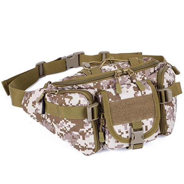

new outdoor camouflage small pockets belt sling shoulder sport bags military tactical messenger bag for hiking sports bag wmthde five2010