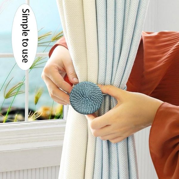 

other home decor 1pc magnetic curtain tieback decorative buckle rope strap accessory magnet curtains holder cilp buckles