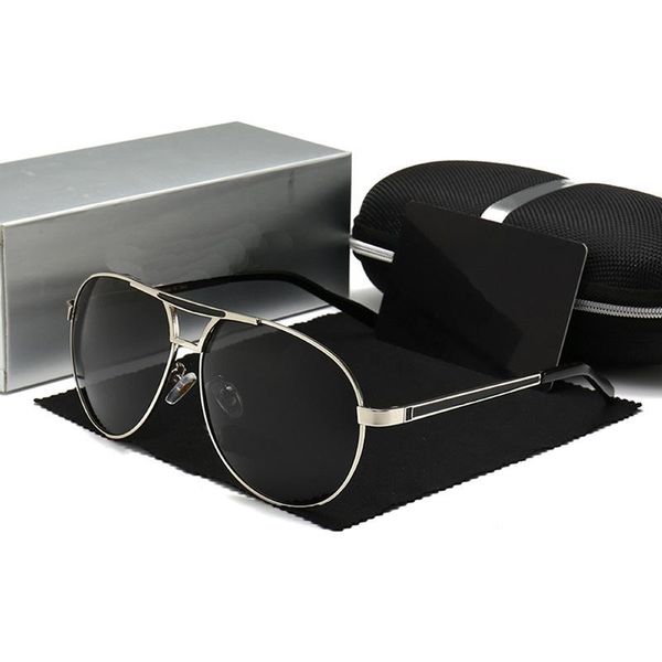 

sunglasses polarizing men's women's anti ultraviolet large frame, White;black