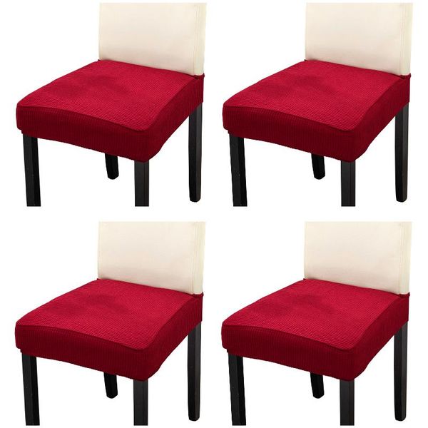 

chair covers protector slipcovers seat home stretch jacquard solid anti dust removable washable banquet dining room party