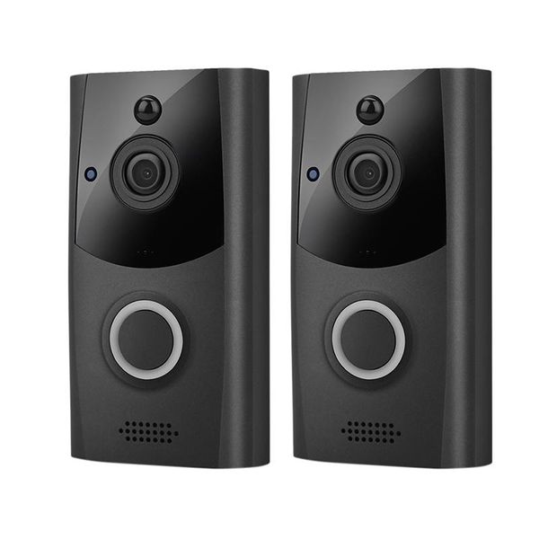 

video doorbell wireless doorbell wide-angle waterproof surveillance camera two-way voice call night vision