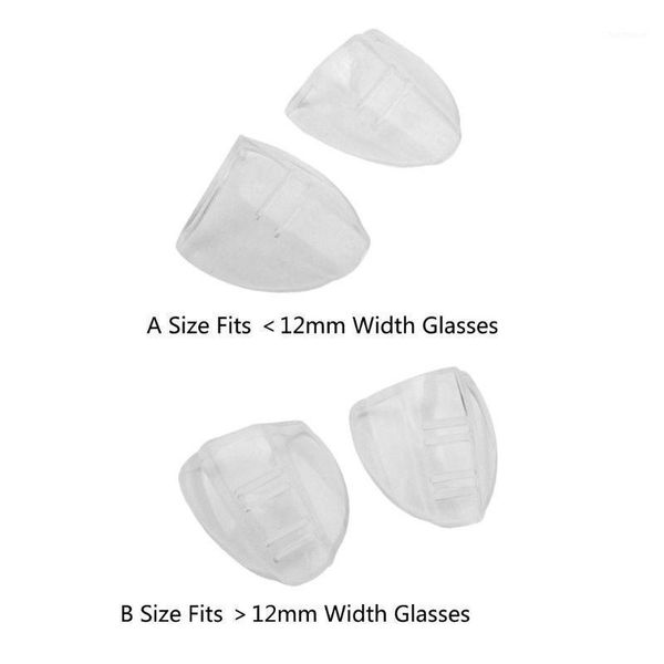 

6 pairs safety eye glasses side shields clear flexible slip on eyeglasses shield t8nb1, Black