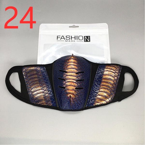 

20-27style fashion leopard party masks designer winter reusable washable leather lux mask plaid cloth face mask anti-dust halloween outdoor